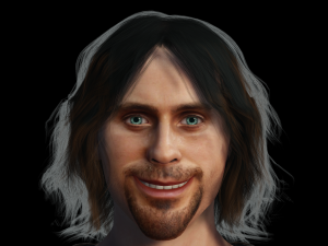 Jared Leto 3D Rigged model ready for animation Modelo 3D