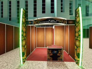3x3 system octanorm Booth Design 3D Model