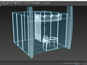 3x3 system octanorm Booth Design 3D Model