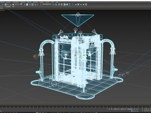 6x6 Banck Exhibition Booth Design 3D-Modell