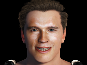 Arnold Schwarzenegger 3D Rigged model ready for animation 3D Model