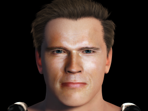 Arnold Schwarzenegger 3D Rigged model ready for animation 3D Model