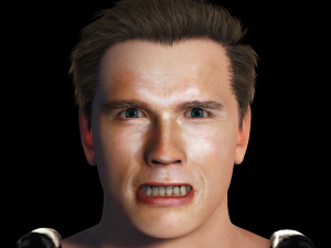 Arnold Schwarzenegger 3D Rigged model ready for animation 3D Model