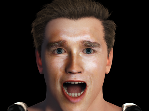 Arnold Schwarzenegger 3D Rigged model ready for animation 3D Model
