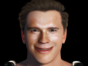 Arnold Schwarzenegger 3D Rigged model ready for animation 3D Model