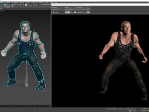 Arnold Schwarzenegger 3D Rigged model ready for animation 3D Model