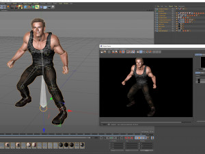 Arnold Schwarzenegger 3D Rigged model ready for animation 3D Model