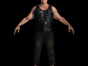 Arnold Schwarzenegger 3D Rigged model ready for animation 3D Model