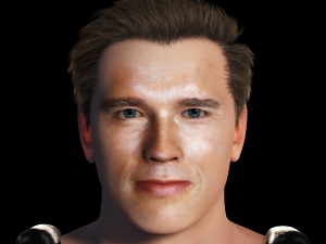 Arnold Schwarzenegger 3D Rigged model ready for animation 3D Model