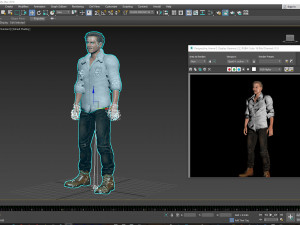 Bradley Cooper is singing 3D Rigged model ready for animation 3D Модель