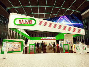 Italiano special stand Booth Design and the render in lumion 3D Модель