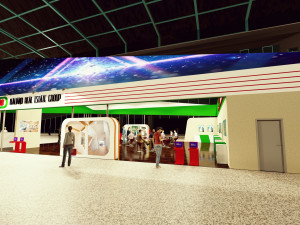 Italiano special stand Booth Design and the render in lumion 3D Модель