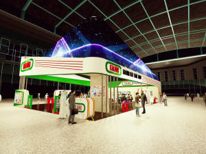 Italiano special stand Booth Design and the render in lumion 3D Модель