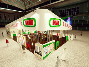 Italiano special stand Booth Design and the render in lumion 3D Модель
