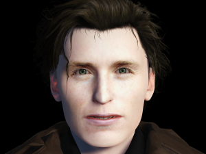 Eddie Redmayne 3D Rigged model ready for animation Modèle 3D