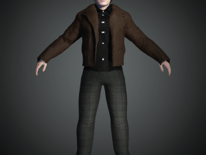 Eddie Redmayne 3D Rigged model ready for animation Modèle 3D