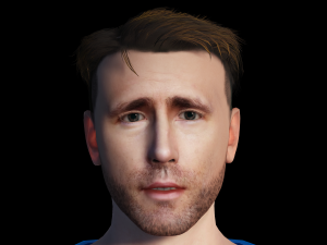 Ryan Reynolds 3D Rigged model ready for animation 3D-Modell