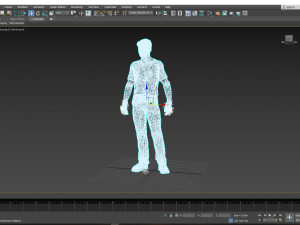 Ryan Reynolds 3D Rigged model ready for animation 3D-Modell
