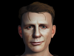 DANIEL CRAIG 3D Rigged model ready for animation Modelo 3D