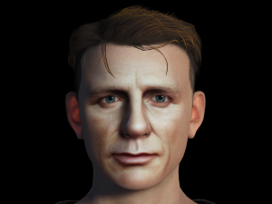 DANIEL CRAIG 3D Rigged model ready for animation Modelo 3D