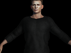 DANIEL CRAIG 3D Rigged model ready for animation Modelo 3D