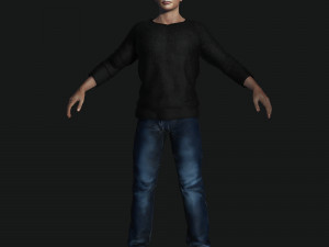 DANIEL CRAIG 3D Rigged model ready for animation Modelo 3D