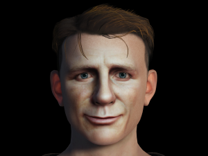 DANIEL CRAIG 3D Rigged model ready for animation Modelo 3D