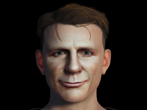 DANIEL CRAIG 3D Rigged model ready for animation Modelo 3D
