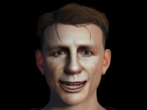 DANIEL CRAIG 3D Rigged model ready for animation Modelo 3D