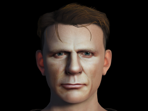 DANIEL CRAIG 3D Rigged model ready for animation Modelo 3D