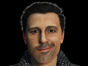 Ben Affleck 3D Rigged model ready for animation 3D-Modell