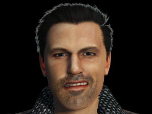 Ben Affleck 3D Rigged model ready for animation 3D-Modell
