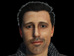 Ben Affleck 3D Rigged model ready for animation 3D-Modell