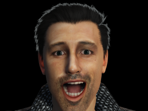 Ben Affleck 3D Rigged model ready for animation 3D-Modell