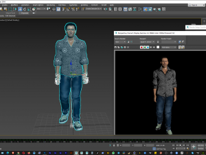Ben Affleck 3D Rigged model ready for animation 3D-Modell