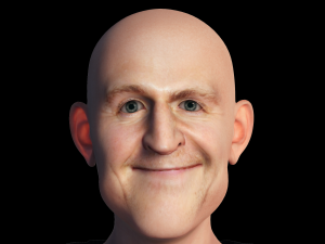 Old Man3D Rigged model ready for animation 3D Model