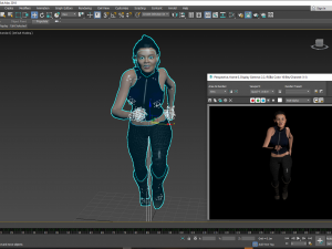 Tessa Thompson 3D Rigged model ready for animation 3D Модель