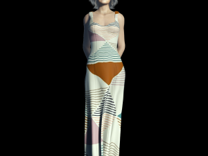 Judi Dench 3D Rigged model ready for animation Modelo 3D