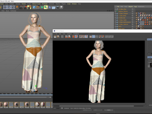 Judi Dench 3D Rigged model ready for animation Modelo 3D