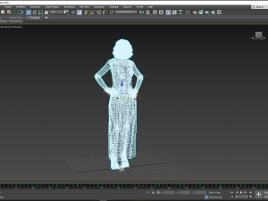 Judi Dench 3D Rigged model ready for animation Modelo 3D