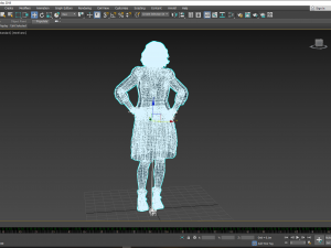 Old Women 3D Rigged model ready for animation 3D-Modell