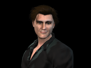Joaquin Phoenix 3D Rigged model ready for animation Modelo 3D