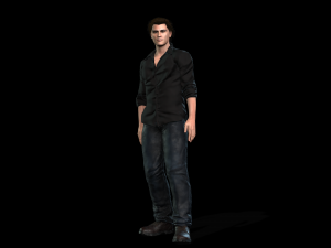 Joaquin Phoenix 3D Rigged model ready for animation Modelo 3D