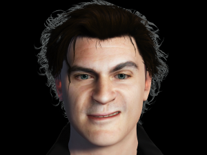 Joaquin Phoenix 3D Rigged model ready for animation Modelo 3D