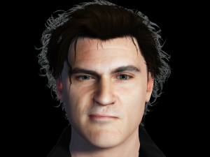 Joaquin Phoenix 3D Rigged model ready for animation Modelo 3D