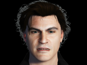 Joaquin Phoenix 3D Rigged model ready for animation Modelo 3D