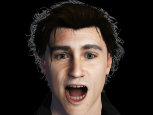 Joaquin Phoenix 3D Rigged model ready for animation Modelo 3D