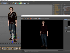 Joaquin Phoenix 3D Rigged model ready for animation Modelo 3D