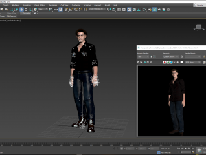 Joaquin Phoenix 3D Rigged model ready for animation Modelo 3D