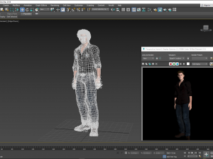 Joaquin Phoenix 3D Rigged model ready for animation Modelo 3D